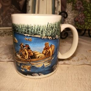 3/$18 Vintage Otagiri Stanley Papel Western Themed Coffee Mug